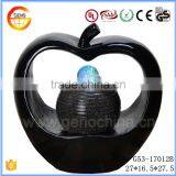 Trade Assurance Black Apple Resin Crafts Water Fountain thumbnail-1
