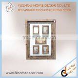 Decorative Antique Wooden Glass Photo Frame With Multi Opening thumbnail-2