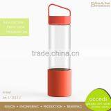 Eco-Friendly Pyrex Glass Silicone Travel Bottle thumbnail-1