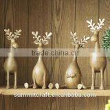 Resin Gold Deer Figurines Novelty Product Best Toys for 2016 Christmas Gift thumbnail-1