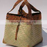 High Quality Best Selling Bamboo Shopping Bag WITH HANDLE From Vietnam thumbnail-1