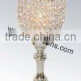 Crystal Candle Holder With Metal Stand for Wedding Decor thumbnail-4