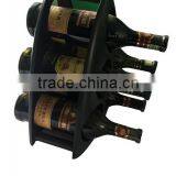 6 Bottles Plastic Wine Rack and Wine Bottle Holder thumbnail-2