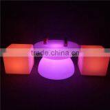OEM Plastic LED Bar Molded Furniture Party LED Lighted Table and Chair Set for Party thumbnail-3