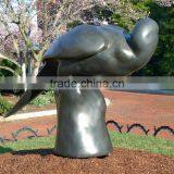 Bronze Swan Sculpture for Garden Decor thumbnail-2