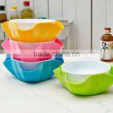 2 in 1 Plastic Dried Fruit Tray , Dried Food Plate , Bowl thumbnail-5