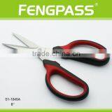 S1-1045A 6" 2Cr13 Stainless Steel Blade With PP+TPR Plastic Handle Plastic Scissor thumbnail-2