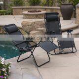 Utility Tray Lounge Black Pool Zero Gravity Chairs With Cup Holder thumbnail-2