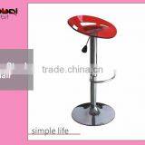 Height Adjustable Pub Club Chair Kitchen Plastic Morden Bar Stools thumbnail-4