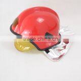 Yellow Europe shockproof Fire fighter Safety Helmet With Visor Face Shield For Fighter