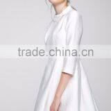 Sell Latest Woman Dress Design Fashion Floral Printed Autumn Winter Custom Business Office Formal Lady Dresses With Sleeves thumbnail-5