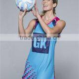 High Quality Sublimation Custom Netball Dresses Wholesale thumbnail-2