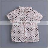 2017 Wholesale Children Boutique Clothing Ploka Shirts and Pants New Fashion Kids Clothes Set thumbnail-3