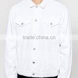 Wholesale White Plain Denim Jacket Fashion Design Fancy Wear thumbnail-3