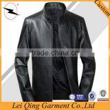 OEM Service Simple Designs Custom Slim Men Leather Jacket thumbnail-1
