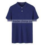 Men's T-shirt in the Summer Comfortable Pure Color Cotton Short Sleeve Polo Shirt thumbnail-4
