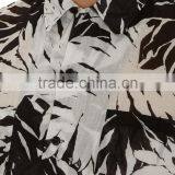 Palm Leaf Print Short Sleeved Shirt With Chest Pocket thumbnail-4