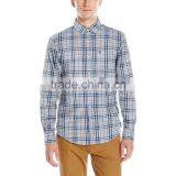 Wholesale Custom Long Sleeve Contrast Color Oxford Causal Dress Shirt thumbnail-5