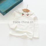 S60622B 2017 New Autumn Girls Cotton Doll Collar Shirts Girl Children Animal Priting Long Sleeve T-shirts thumbnail-2