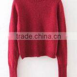 EY0858S Europe Style 2016 Women Pure Color Knitted Pullover Sweater thumbnail-4