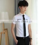 High Quality Cheap Price Short Sleeve Slim Fit Fashion Man Shirt Manufacturer thumbnail-2