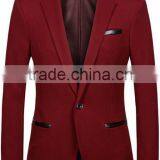 Custom Red and White Colour Latest Design Coat Pant Men Suit Nice Blazer Design thumbnail-2