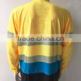 Hot Sale hi Vis Contrast Color 3M5510 Segmented Tape Safety Man Reflective Polo Shirt thumbnail-2