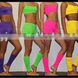 Newest Hot Bright Color Team Teen Jazz Latin Dress Wear- Training Dance Wear thumbnail-1