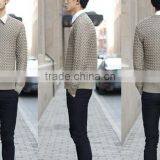 Crew Neck 3D Pattern Fashion Sweater for Men thumbnail-4