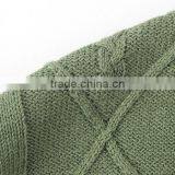 Men's Plain Kintting Pattern Argyle Sweater Vest With Custom thumbnail-4