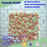 2017 Zhen Xin qi Crafts Artificial Silk Flower Wall for Wedding Backdrop Decoration thumbnail-5