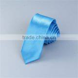 Polyester Necktie Lake Blue Promotional Gift Custom Polyester Necktie thumbnail-3