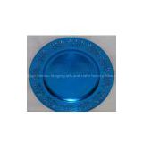 Manufacturer of china decorative charger plate