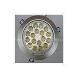 18*1W Hight Power White, Warm White LED Ceiling Light Fixtures/ LED Downlight thumbnail-1