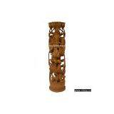 Wood Sculpture Lord Ganesha Figurine Hand Work India thumbnail-1