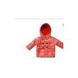 Custom Pink Toddlers Fleece Padded Jackets Kids Winter Coats Sale With Hood thumbnail-1
