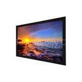 120 Inch Fixed Projector Screen , Fixed Frame Screen For Business Presentations