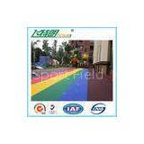 Polypropylene Plastic Interlocking Rubber Floor Tiles Indoor Injection Recyclable