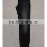 M0045E-1-B 2016 Popuplar Sulfur Black Double Layer Fake Knitted Denim Fabric for Men Jeans thumbnail-2