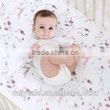 Muslin Fitted Crib Sheet With Certified Organic Cotton and Pre-washed thumbnail-4