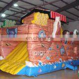 Obstacle Course Car Theme Inflatable With Jumping Area thumbnail-4