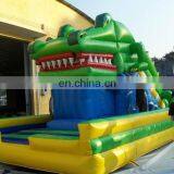 hot sale crocodile inflatable fun city