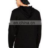 High Quality Blank Long Sleeve Hoodies Side Zipper Black Hoodies Men Sweatshirts thumbnail-3