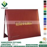 Leather Diploma Cover, Certificate Holder Maroon Cover