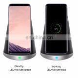 New Anti-slip Silicon Fast Wireless Charging Holder Stand With Pen Container