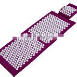High Quality Plastic Spike 100% Cotton Back Pain Acupressure Mat Pillow thumbnail-4