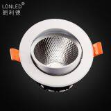 Recessed LED COB Spotlight Aluminum Case White/Silver Die Casting thumbnail-4