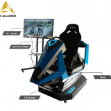 Cheap Play Virtual Alliances 9d Cinema 5d Movies 7d Films 3 DOF Seat Car Racing Games Simulator for Sale