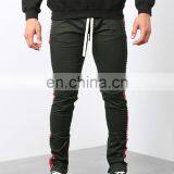 DiZNEW 2019 USA Skinny Design Black and Red Polyester Striped Track Pants thumbnail-3