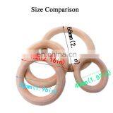 DIY Baby Grind Wooden Toys Safe Eco-friendly Photography Wooden Circle Ring Infant Gift 11size thumbnail-2